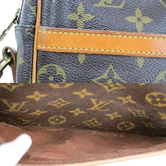 LOUIS VUITTON Trocadero 27 Shoulder Bag Monogram Leather Brown M51274 84FB236